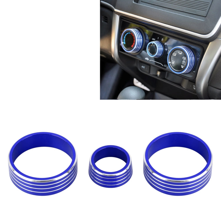 3 PCS Car Aluminum Alloy Air Conditioner Knob Case for Honda VEZEL / XR-V / Fit / GIENIA / City, For Honda VEZEL(Red), For Honda VEZEL(Silver), For Honda VEZEL(Black), For Honda VEZEL(Gold), For Honda VEZEL(Blue)