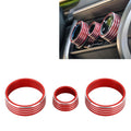 3 PCS Car Aluminum Alloy Air Conditioner Knob Case for Honda VEZEL / XR-V / Fit / GIENIA / City, For Honda VEZEL(Red), For Honda VEZEL(Silver), For Honda VEZEL(Black), For Honda VEZEL(Gold), For Honda VEZEL(Blue)