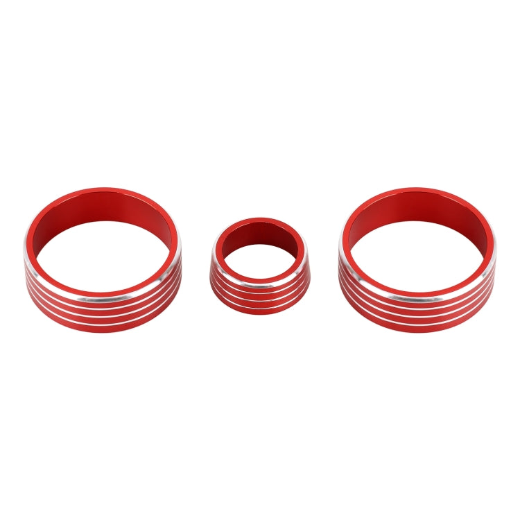 3 PCS Car Aluminum Alloy Air Conditioner Knob Case for Honda VEZEL / XR-V / Fit / GIENIA / City, For Honda VEZEL(Red), For Honda VEZEL(Silver), For Honda VEZEL(Black), For Honda VEZEL(Gold), For Honda VEZEL(Blue)