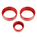 3 PCS Car Aluminum Alloy Air Conditioner Knob Case for Honda VEZEL / XR-V / Fit / GIENIA / City, For Honda VEZEL(Red), For Honda VEZEL(Silver), For Honda VEZEL(Black), For Honda VEZEL(Gold), For Honda VEZEL(Blue)