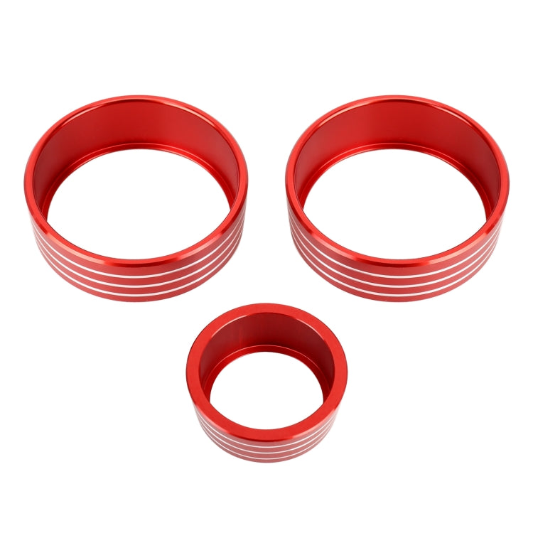 3 PCS Car Aluminum Alloy Air Conditioner Knob Case for Honda VEZEL / XR-V / Fit / GIENIA / City, For Honda VEZEL(Red), For Honda VEZEL(Silver), For Honda VEZEL(Black), For Honda VEZEL(Gold), For Honda VEZEL(Blue)