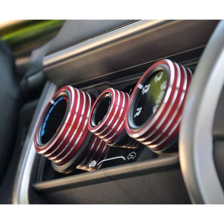 3 PCS Car Aluminum Alloy Air Conditioner Knob Case for Honda VEZEL / XR-V / Fit / GIENIA / City, For Honda VEZEL(Red), For Honda VEZEL(Silver), For Honda VEZEL(Black), For Honda VEZEL(Gold), For Honda VEZEL(Blue)