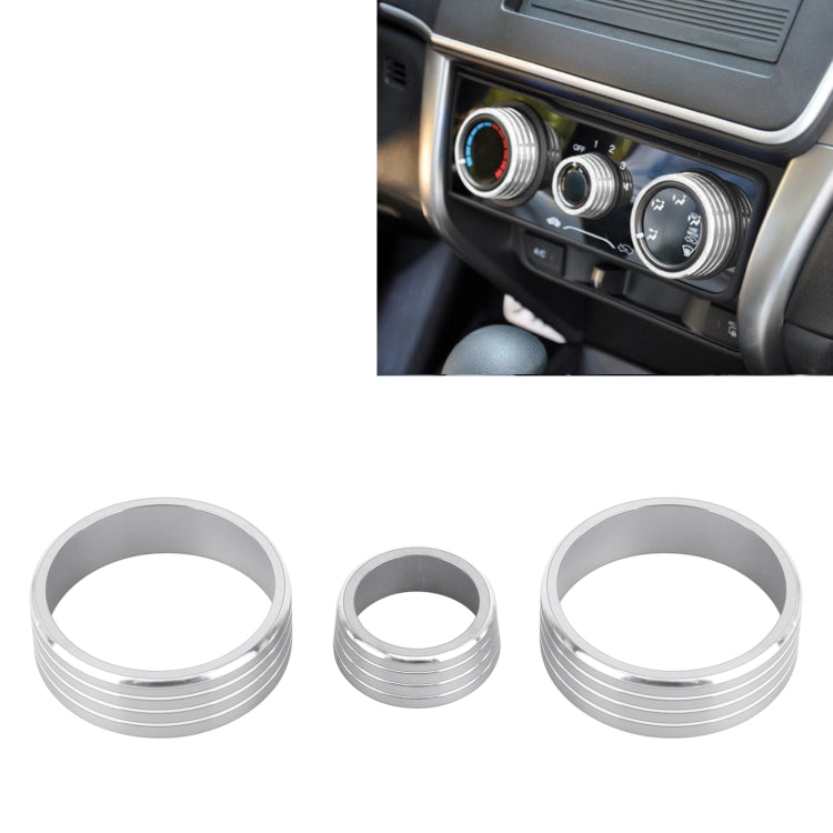 3 PCS Car Aluminum Alloy Air Conditioner Knob Case for Honda VEZEL / XR-V / Fit / GIENIA / City, For Honda VEZEL(Red), For Honda VEZEL(Silver), For Honda VEZEL(Black), For Honda VEZEL(Gold), For Honda VEZEL(Blue)