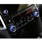 3 PCS Car Metal Air Conditioner Knob Case for Honda AVANCIER / URV, For Honda AVANCIER / URV (Blue), For Honda AVANCIER / URV (Red)