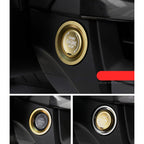 Car Engine Start Key Push Button Ring Trim Metal Sticker Decoration for Cadillac CT5 CT4 XT4 XT6 / Chevrolet Silverado, For Cadillac CT5