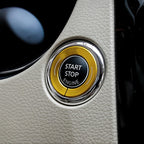 Car Engine Start Key Push Button Ring Trim Metal Sticker Decoration for Nissan X-TRAIL, For Nissan X-TRAIL