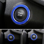 For Renault Metal Ignition Key Ring, Inside Diameter: 4.8cm, For Renault (Blue), For Renault (Red)
