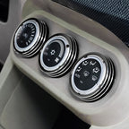 Car Metal Air Conditioner Knob Case for Mitsubishi ASX, For Mitsubishi ASX (Black), For Mitsubishi ASX (Gold), For Mitsubishi ASX (Blue), For Mitsubishi ASX (Red), For Mitsubishi ASX (Silver)