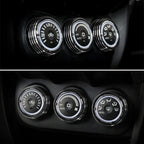 Car Metal Air Conditioner Knob Case for Mitsubishi ASX, For Mitsubishi ASX (Black), For Mitsubishi ASX (Gold), For Mitsubishi ASX (Blue), For Mitsubishi ASX (Red), For Mitsubishi ASX (Silver)