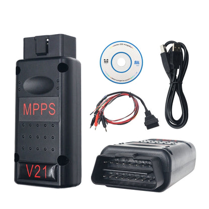 MPPS V21 Main + Tricore + Multiboot EDC Flash / Eeprom Checksum OBD2 Car Diagnostic Interface, V21 Diagnostic Interface
