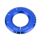 For Mercedes-Benz Metal Ignition Key Ring, Diameter: 4.8cm, For Mercedes-Benz (Blue), For Mercedes-Benz (Red), For Mercedes-Benz (Silver)
