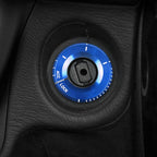 For Mercedes-Benz Metal Ignition Key Ring, Diameter: 4.8cm, For Mercedes-Benz (Blue), For Mercedes-Benz (Red), For Mercedes-Benz (Silver)