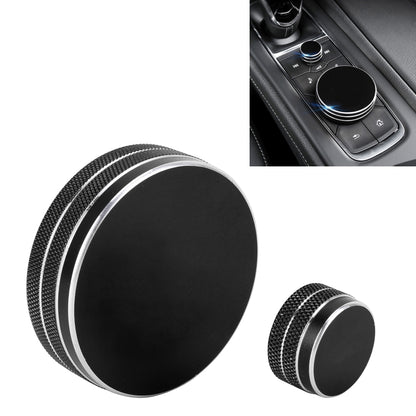 2 PCS Car Metal Central Control Knob Case for Cadillac, For Cadillac (Black), For Cadillac (Blue), For Cadillac (Red)