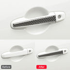 Car Carbon Fiber Door Handle Decorative Sticker for Subaru BRZ / Toyota 86 2013-2017, Left and Right Drive Universal, Door Handle