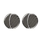 Car Carbon Fiber Central Control Air Outlet Decorative Sticker for Subaru BRZ / Toyota 86 2013-2020, Left and Right Drive Universal, Central Control Air Outlet