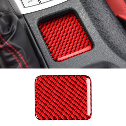 Car Carbon Fiber Seat Heating Panel Decorative Sticker for Subaru BRZ / Toyota 86 2013-2019, Left and Right Drive Universal without Hole, Seat Heating Panel