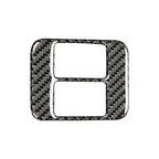 Car Carbon Fiber Seat Heating Panel Decorative Sticker for Subaru BRZ / Toyota 86 2013-2019, Left and Right Drive Universal with Hole, Seat Heating Panel with Hole