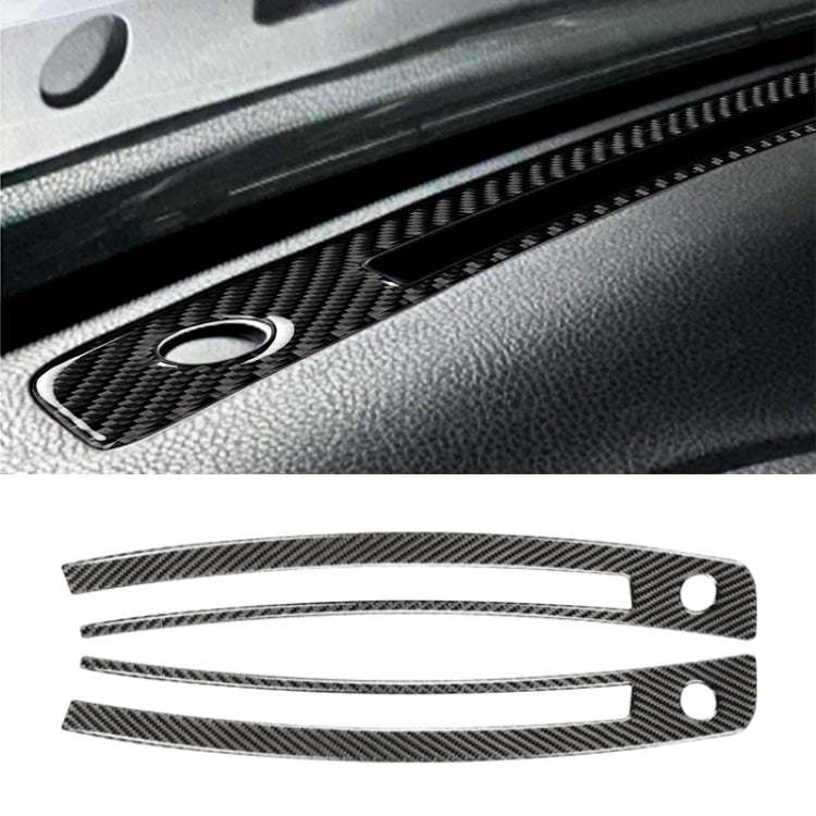 Car Carbon Fiber Central Control Instrument Air Outlet Decorative Sticker for Subaru BRZ / Toyota 86 2013-2020, Left and Right Drive Universal, Central Control Instrument Air Outlet
