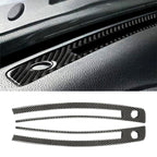Car Carbon Fiber Central Control Instrument Air Outlet Decorative Sticker for Subaru BRZ / Toyota 86 2013-2020, Left and Right Drive Universal, Central Control Instrument Air Outlet