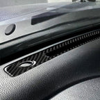 Car Carbon Fiber Central Control Instrument Air Outlet Decorative Sticker for Subaru BRZ / Toyota 86 2013-2020, Left and Right Drive Universal, Central Control Instrument Air Outlet