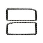Car Carbon Fiber Instrument Air Outlet Decorative Sticker for Lexus IS250 2013-, Left Drive, Instrument Air Outlet