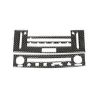 Car Carbon Fiber Air Conditioning CD Panel Decorative Sticker for Lexus IS250 2013-, Left Drive, Air Conditioning CD Panel