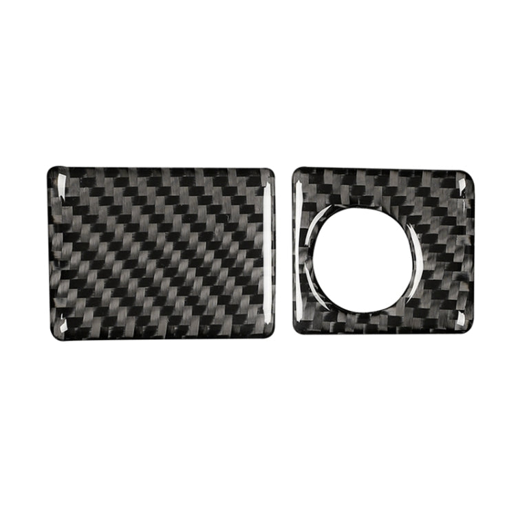 Car Carbon Fiber Storage Box Switch Decorative Sticker for Lexus IS250 2013-, Left Drive, Storage Box Switch