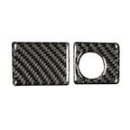 Car Carbon Fiber Storage Box Switch Decorative Sticker for Lexus IS250 2013-, Left Drive, Storage Box Switch