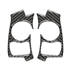 Car Carbon Fiber Steering Wheel Button Decorative Sticker for Lexus IS250 NX200 200t 300h 13-, Left Drive B Style, Steering Wheel Button B Style, Left Drive