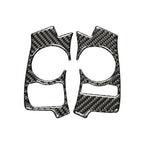 Car Carbon Fiber Steering Wheel Button Decorative Sticker for Lexus IS250 NX200 200t 300h 13-, Left Drive C Style, Steering Wheel Button C Style
