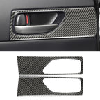 Car Carbon Fiber Rear Door Handle Decorative Sticker for Lexus IS250 2013-, Left Drive, Rear Door Handle