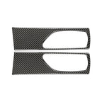 Car Carbon Fiber Rear Door Handle Decorative Sticker for Lexus IS250 2013-, Left Drive, Rear Door Handle
