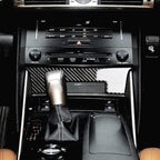 Car Carbon Fiber Central Control Panel Decorative Sticker for Lexus IS250 2013-, Left Drive A Style, Central Control Panel A Style