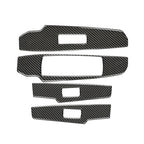 Car Carbon Fiber Window Glass Lifting Panel Button Decorative Sticker for Lexus IS250 2013-, Left Drive B Style, Window Glass Lifting B Style