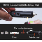Car Cigarette Lighter Socket Seat Heater Cushion Warmer Cover Winter Heated Warm Mat