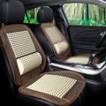 Car Seat Covers Summer Cool Imitation Wooden Beads Ventilation Breathable Seat Cushion