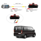 PZ467 Car Waterproof 170 Degree Brake Light View Camera + 7 inch Rearview Monitor for Chevrolet, PZ467 + 7 inch Rearview Monitor