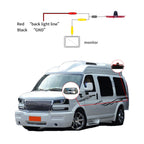 PZ467 Car Waterproof 170 Degree Brake Light View Camera + 7 inch Rearview Monitor for Chevrolet, PZ467 + 7 inch Rearview Monitor