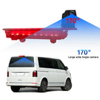PZ470 Car Waterproof 170 Degree Brake Light View Camera + 7 inch Rearview Monitor for Volkswagen T5 / T6 2010-2017, PZ470 + 7 inch Rearview Monitor