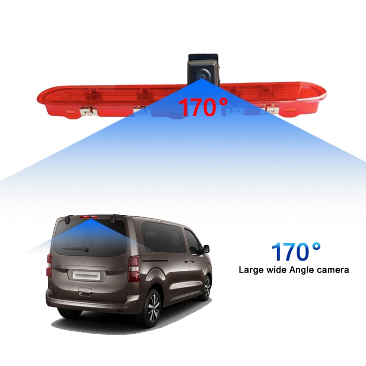 PZ471 Car Waterproof 170 Degree Brake Light View Camera + 7 inch Rearview Monitor for Citroen / Peugeot / Toyota, PZ471 + 7 inch Rearview Monitor