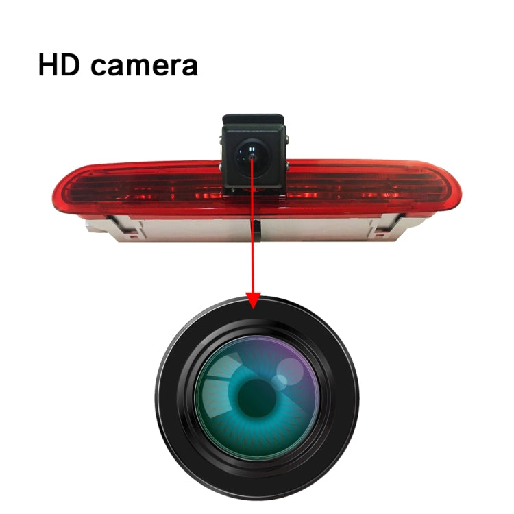 PZ472 Car Waterproof 170 Degree Brake Light View Camera for Fiat / Opel, PZ472