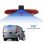 PZ472 Car Waterproof 170 Degree Brake Light View Camera + 7 inch Rearview Monitor for Fiat / Opel, PZ472 + 7 inch Rearview Monitor