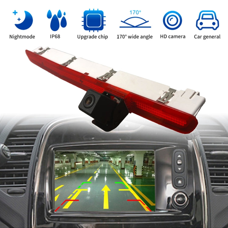 PZ473 Car Waterproof 170 Degree Brake Light View Camera for Volkswagen T6 Single Door, PZ473