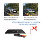 PZ474 Car Waterproof 170 Degree Brake Light View Camera + 7 inch Rearview Monitor for Iveco Daily 4 Gen, PZ474 + 7 inch Rearview Monitor