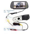 PZ475 Car Waterproof 170 Degree Brake Light View Camera + 7 inch Rearview Monitor for Volkswagen Crafter, PZ475 + 7 inch Rearview Monitor