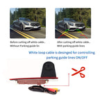 PZ477 Car Waterproof 170 Degree Brake Light View Camera + 7 inch Rearview Monitor for Ford Transit Custom, PZ477 + 7 inch Rearview Monitor