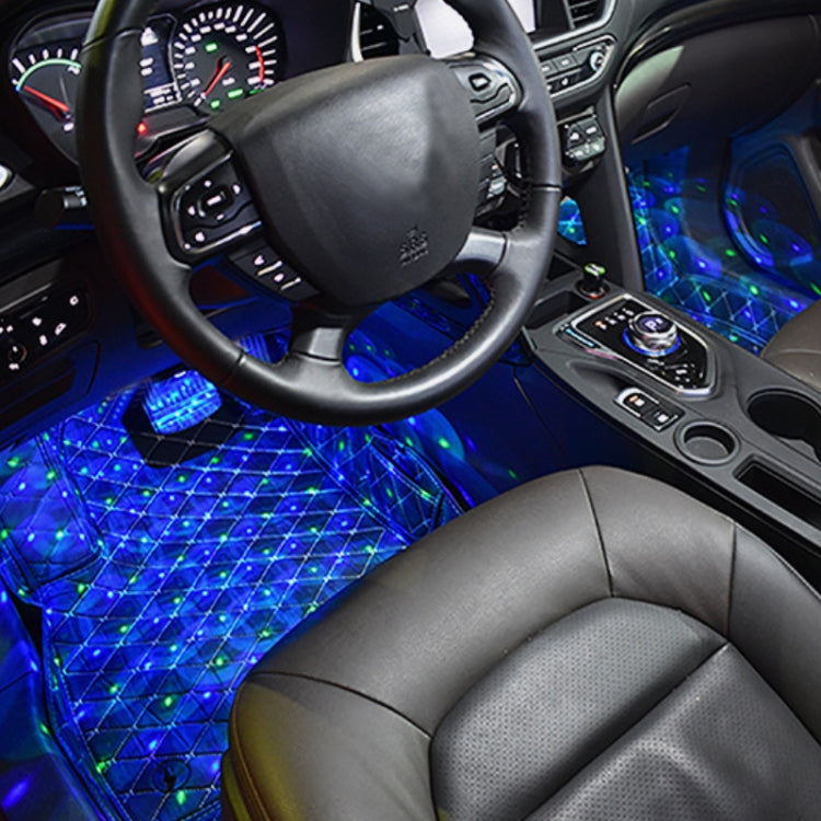 Universal Car  LED Atmosphere Lights Emergency Foot Light Voice Control Version, Voice Control Version
