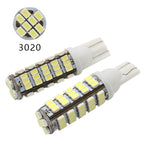 10 PCS T10 DC12V / 1.5W / 6500K / 75LM Car Clearance Lights Reading Lamp with 68LEDs SMD-3020 Lamp Beads, T10 DC12V / 1.5W / 6500K