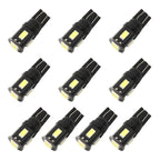 10 PCS T10 DC12V / 1.5W / 6000K / 80LM Car Decoding LED Clearance Lights with 6LEDs SMD-5630 Lamp Beads, T10 DC12V / 1.5W / 6000K