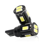 10 PCS T10 DC12V / 1.5W / 6000K / 80LM Car Decoding LED Clearance Lights with 6LEDs SMD-5630 Lamp Beads, T10 DC12V / 1.5W / 6000K